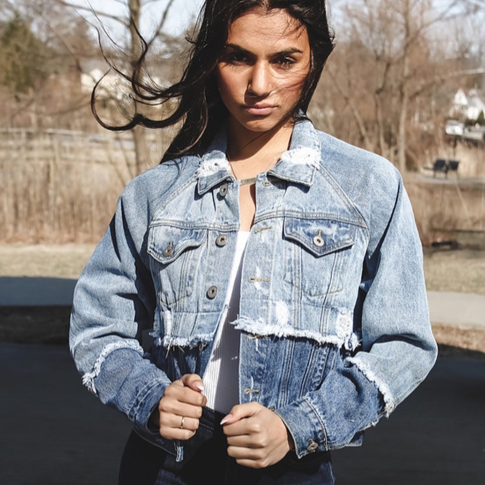 Blurred Lines Denim Jacket